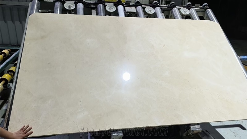 Spain Crema Marfil Marble Slab&Tiles For Project