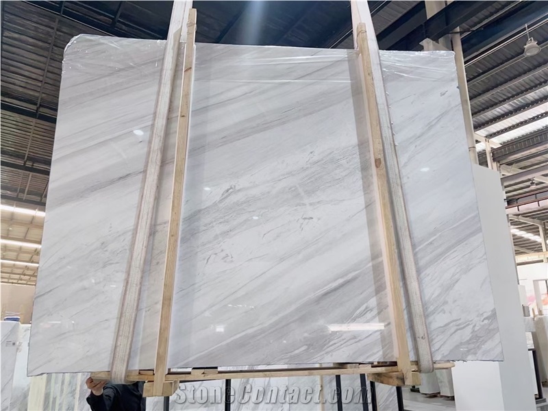 Volakas Bianco Marble Slab For Home Decoration
