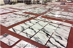 China Panda White Marble Slabs & Tiles