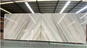 Guangxi White Marble Polished Slabs 2400Mmx1200mm Up