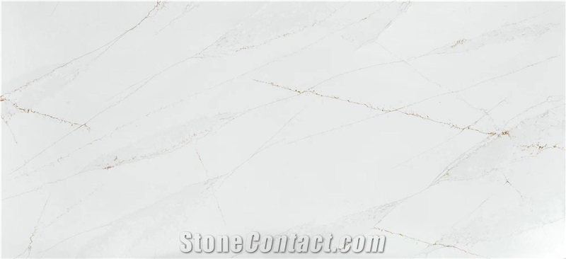 Statuario Gold Quartz, Engineered Stone ASMY3356
