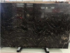 Black Quartzite Slabs Tiles