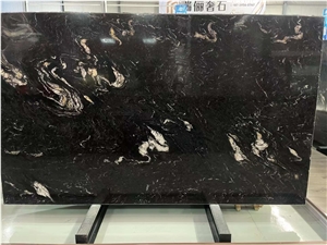 Black Quartzite Slabs Tiles