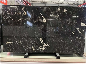 Black Quartzite Slabs Tiles