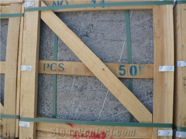 Pietra Grey Marble Flamed Tiles