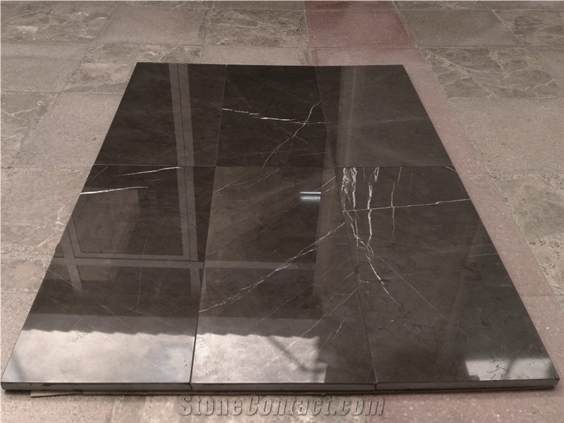 Pietra Grey Marble Polished Tiles