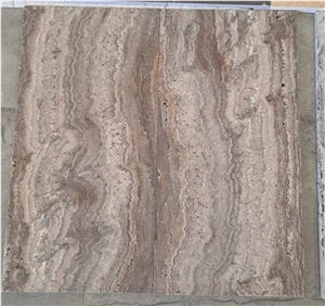 Travertine Silver Grey Tiles Honed