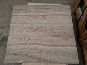 Travertine Silver Grey Tiles Honed