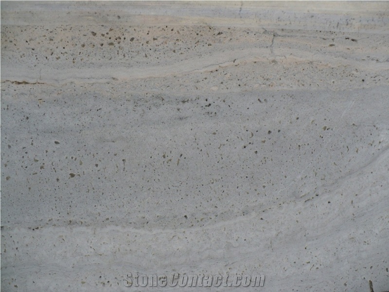 Travertine Silver Grey Tiles Sandblasted