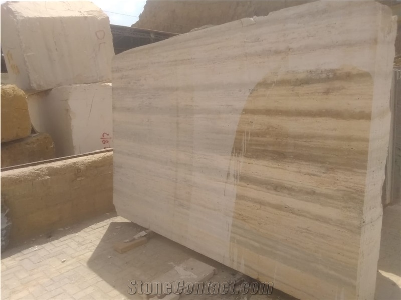 Light Beige Creamo Travertine Blocks