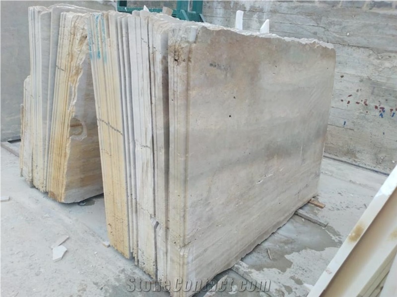 Light Beige Creamo Travertine Blocks