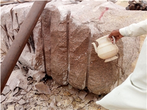 Rosso Perla Granite- Thar Red Granite Blocks