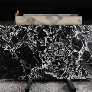 Black Grand Constantine Marble Slabs