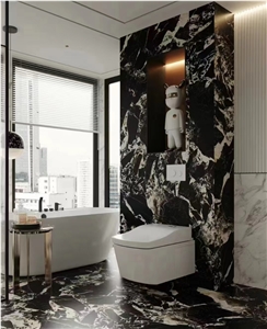 Black Grand Constantine Marble Slabs