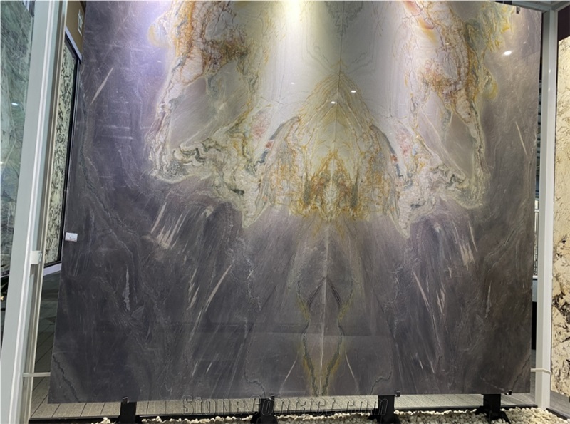 Natural Purple Quartzite For Indoor Wall Cladding