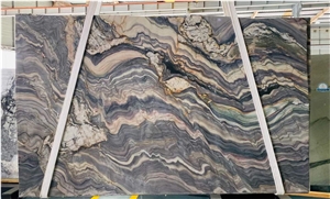 YDSTONE Silk Road Fusion Blue Quartzite Slabs