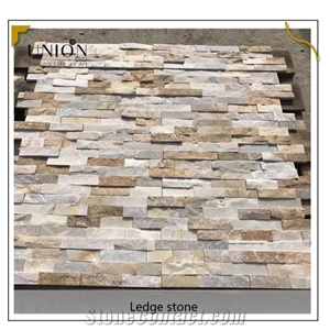 China Factory Stone Veneer Beige Slate Wall Culture Stones