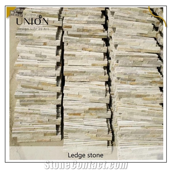 China Factory Stone Veneer Beige Slate Wall Culture Stones