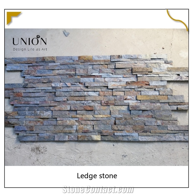 Rusty Ledger Quartzite Panels Culture Stacked Stone Veneer