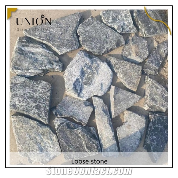 UNION DECO Blue Quartzite Cladding Stone Veneer Wall Stones