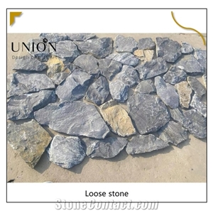 UNION DECO Blue Quartzite Cladding Stone Veneer Wall Stones