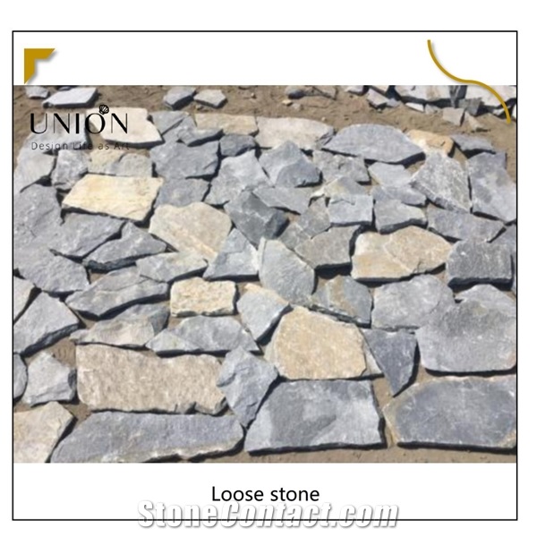 UNION DECO Blue Quartzite Cladding Stone Veneer Wall Stones
