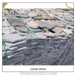 UNION DECO Blue Quartzite Cladding Stone Veneer Wall Stones