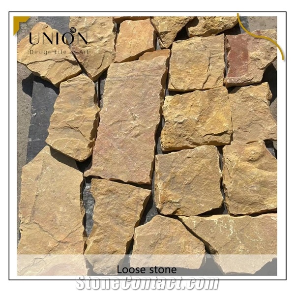 UNION DECO Limestone Loose Stone Veneer Random Shape Stone