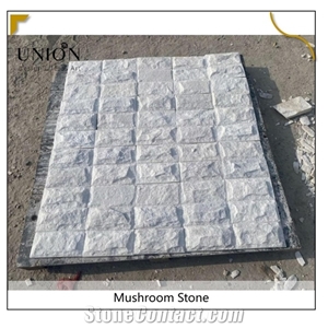 White Mushroom Stone Wall Cladding Split Face Stone Tiles