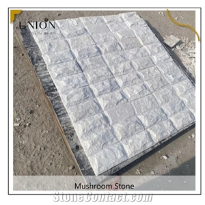 White Stone Mushroom Wall Tile Mushroom Wall Cladding Stone