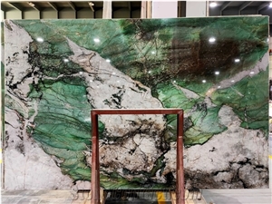Botanic Bordeaux Emerald Green Quartzite Slabs