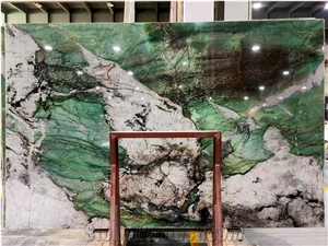 Botanic Bordeaux Emerald Green Quartzite Slabs