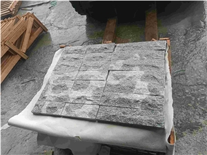 Chinese Light Grey Granite Spilt Face Finish Wall Cladding