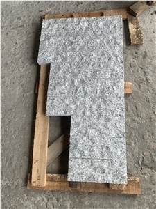 Chinese Light Grey Granite Spilt Face Finish Wall Cladding