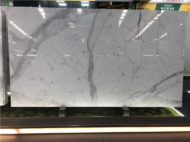 Italy Calacatta White Marble Calacatta Carrara Marble