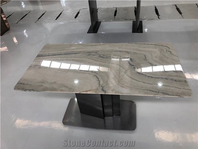Macaubas Fantasy Quartzite Table Top