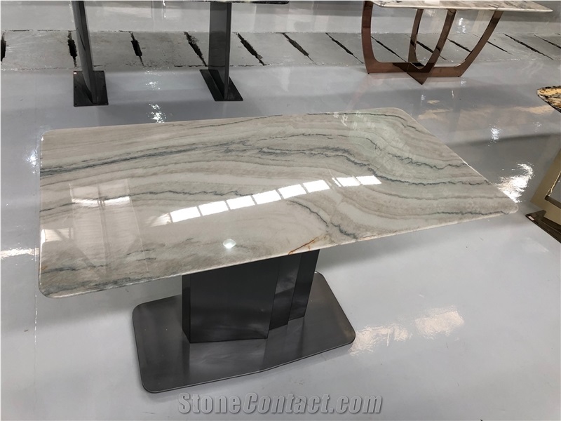 Macaubas Fantasy Quartzite Table Top