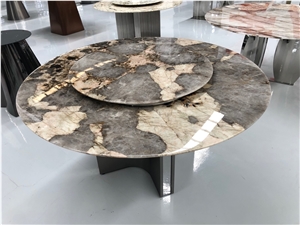 Patagonia Quartzite Round Dinner Table