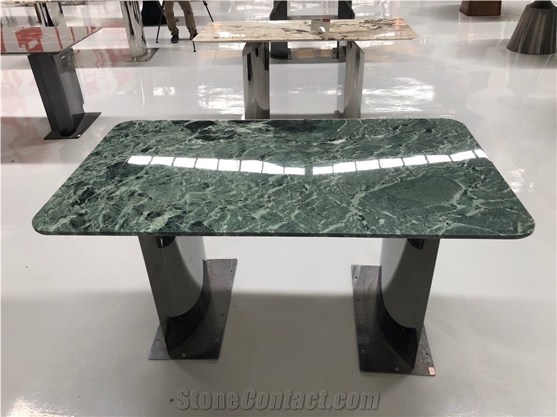 Verde Prada Marble, Prada Green Marble Table Furniture