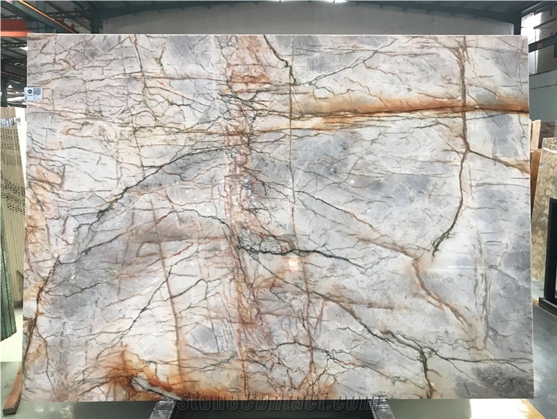Michelangelo Blue Quartzite Slab