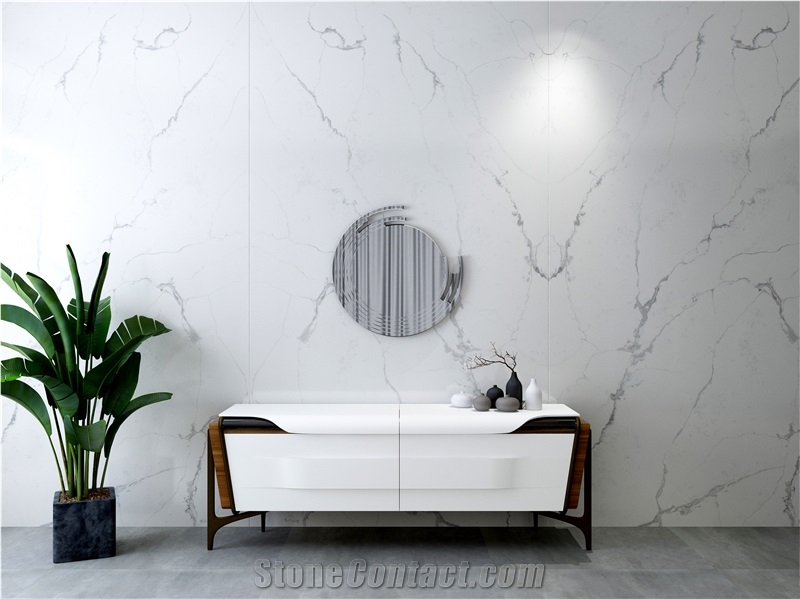 Wholesale Jazz White Artificial Quartz Stone Slabs
