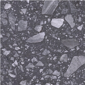 DXW507 Toshiro Ash Terrazzo Grey Big Slab Tile