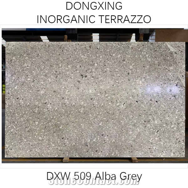 DXW509 Alba Grey Artificial Stone Precast Terrazzo
