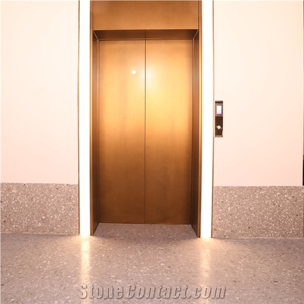 DXW509 Alba Grey Artificial Stone Precast Terrazzo