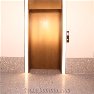 DXW509 Alba Grey Artificial Stone Precast Terrazzo