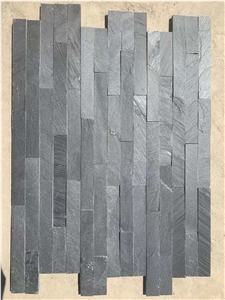 China Black Slate Stacked Stone Veneer