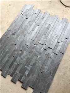 China Black Slate Stacked Stone Veneer