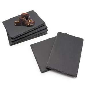 Natural Slate Plate Dishes Tray Steak Stone Custom Size