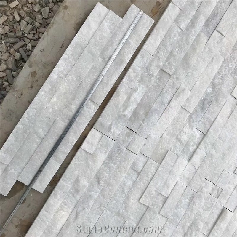 Natural White Quartzite Stone Wall Cladding