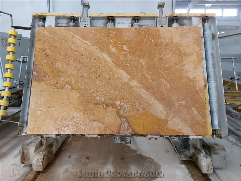 Denizli Yellow Travertine Quarry